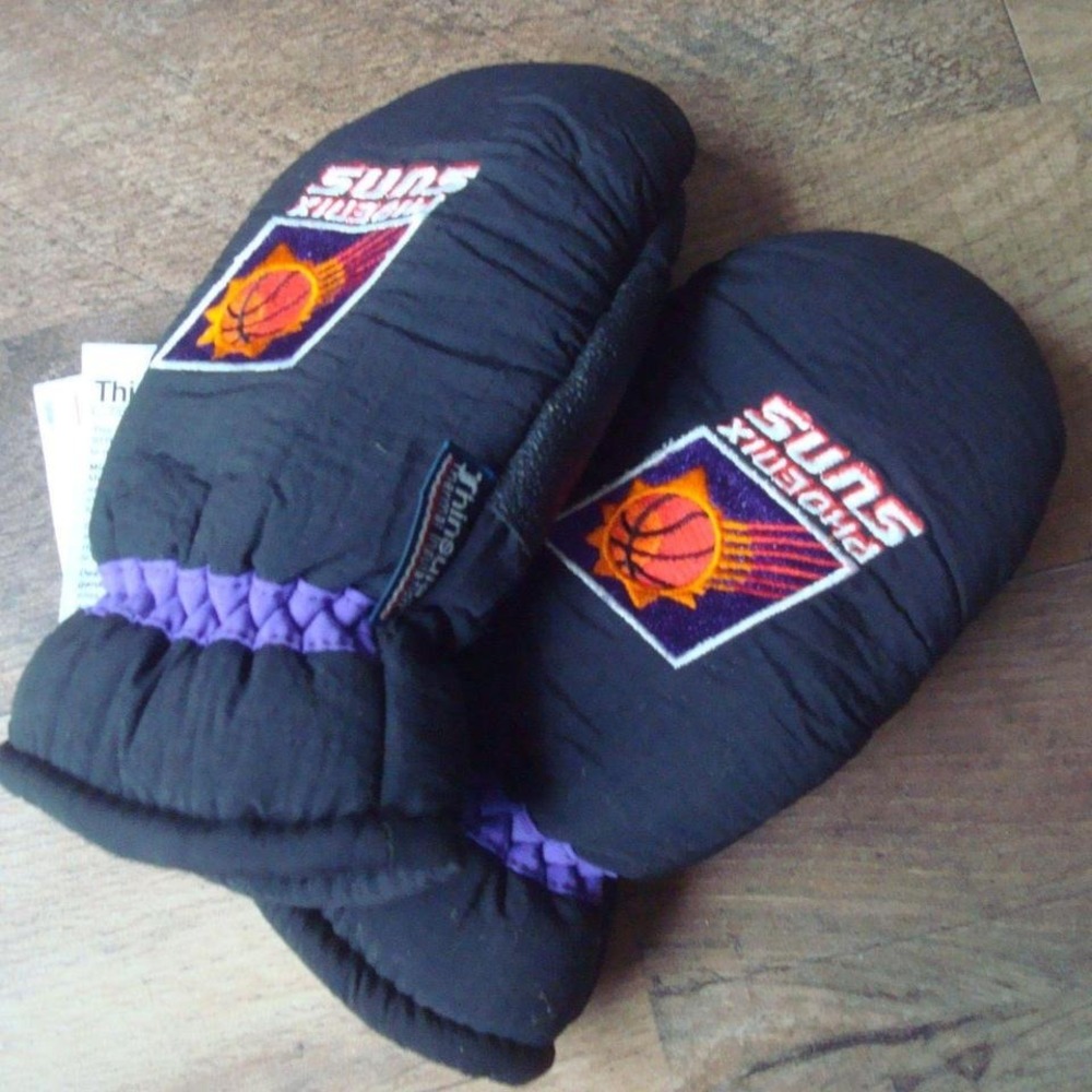 PHOENIX SUNS KIDS 2-5YRS OLD GLOVES MITTENS L4